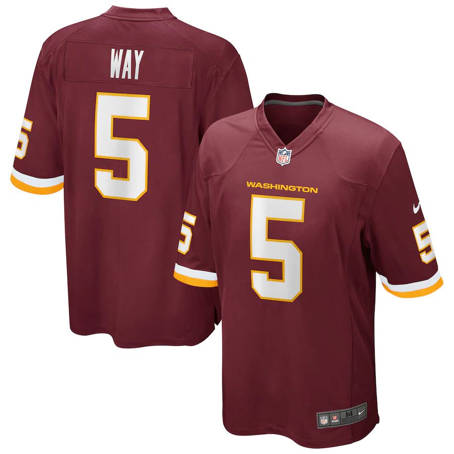 Men Washington Redskins #5 Tress Way Nike Burgundy Game Player NFL Jersey->washington redskins->NFL Jersey